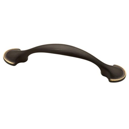 P39955C-VBG-C Bronze and Gold Half Round Cabinet Pull - 3 in.